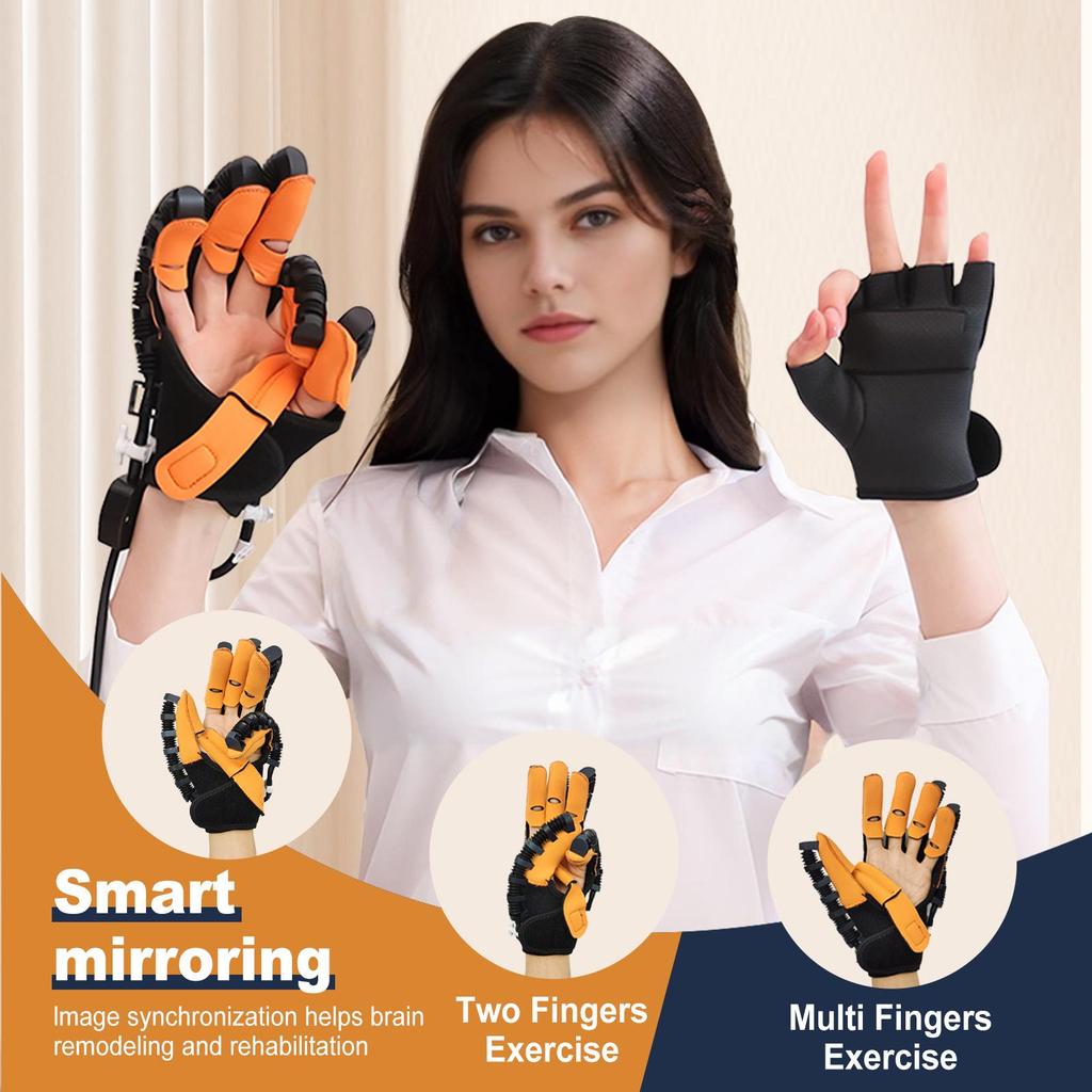 Portable Wireless Rehabilitation Gloves and Hand Massager for Stroke Recovery