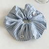 Korean Striped Bow Knot Plaid Hair Scrunchie Accessory