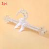 Anna Princess Dress Hangers Set With Pearl Accents For Childs Wardrobe Storage