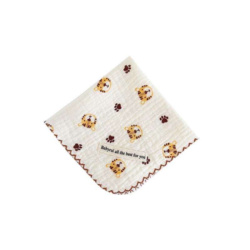 

Baby Towel Soft Teething Bib Cute Print Burping Cloths Cotton Handkerchief Sweat Wipe Cloth Newborn Bath Towel Facecloth