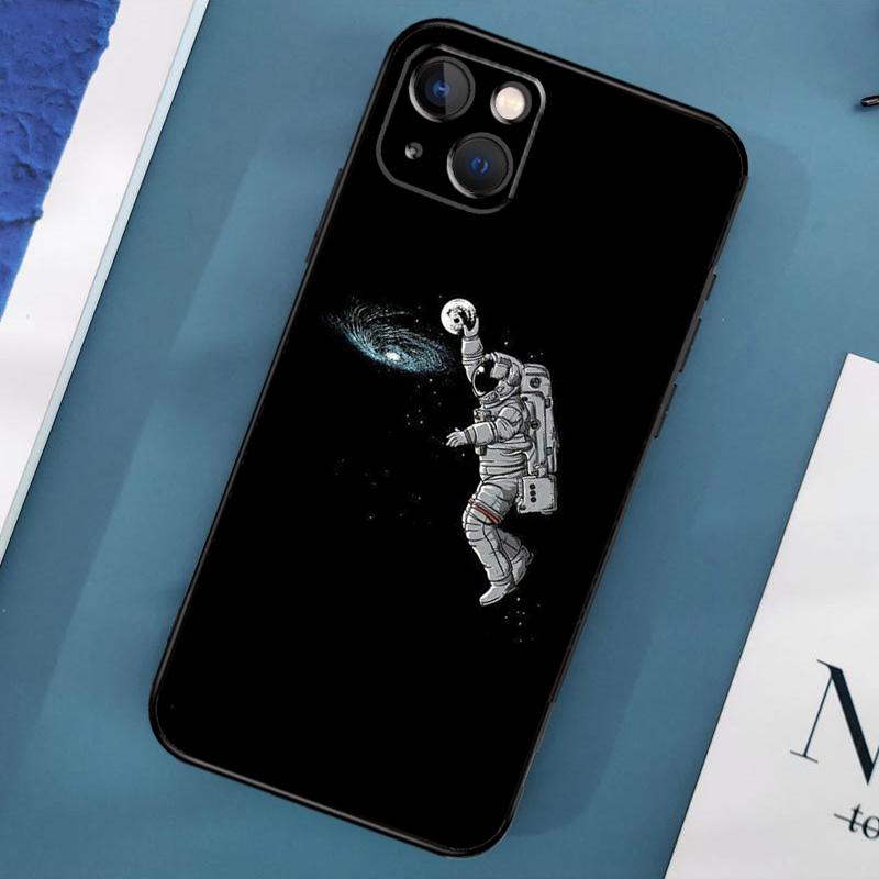 Planet Astronaut Hülle Für iPhone 15 14 13 12 11 Pro Max X XS Max XR 7 8 Plus SE 2020 2022 Bumper Hülle