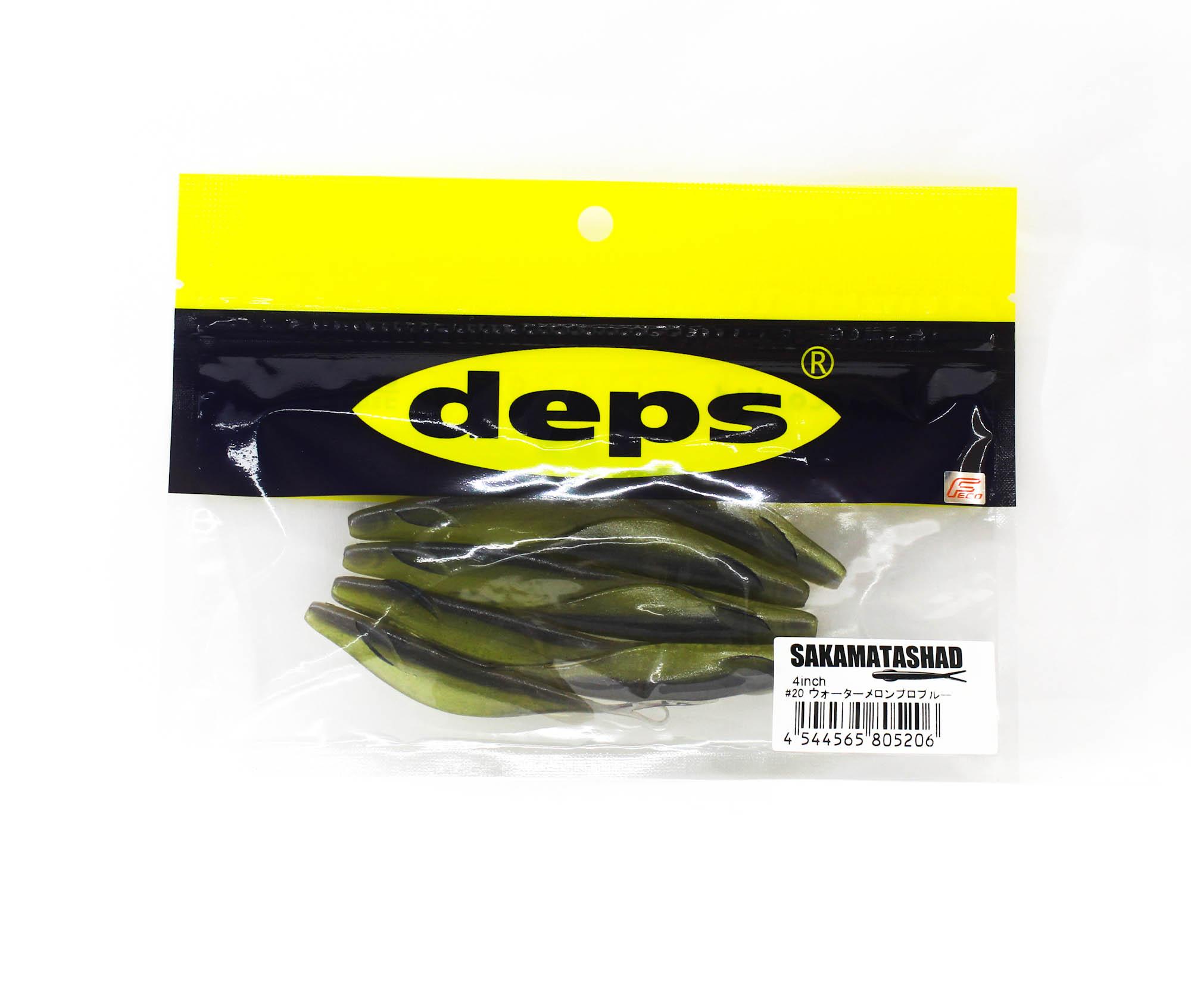 

Deps Soft Lure Sakamata Shad 4 Inch 20 (5206)