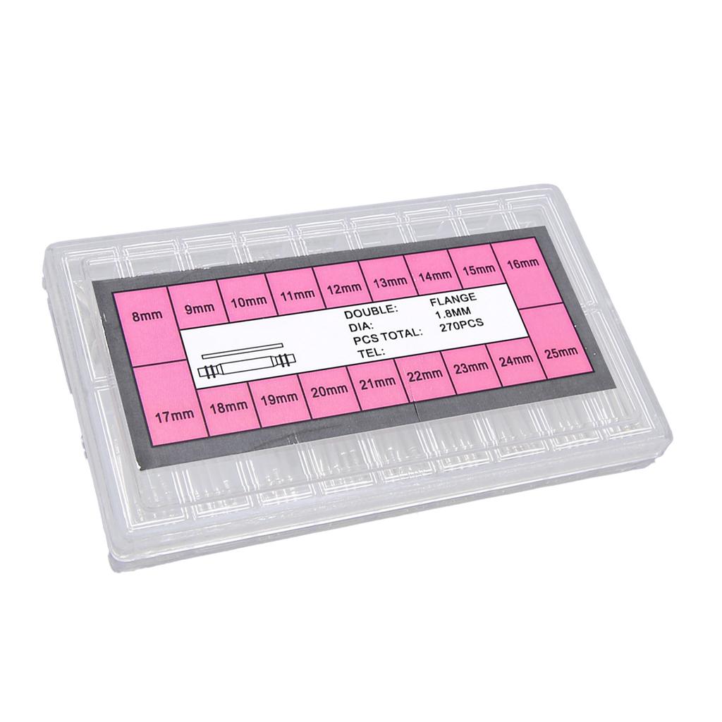270pcs  Box 1.8mm Professional Watch Band Spring Bars Strap Link Pins Repair Accessory