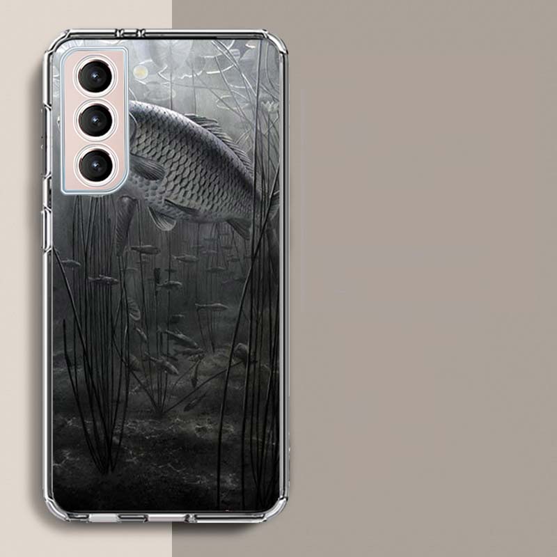 Carp Fishing Fish Phone Case For Galaxy A14 A24 A34 A54 Samsung A02S A12 A22 A32 A42 A52 A72 A13 A33 A53 5G A03 A03S A23 A73 A20