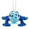 COLORATA Cobalt Poison Dart Frog Plush Mascot (Realistic Amphibianwith Chain) Cute Frog Keychain Doll Gift (Twice Tested)  Christmas Present