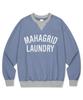 Maha Grid Laundry Sweatshirt Blue(Mg2Dsmm444A)