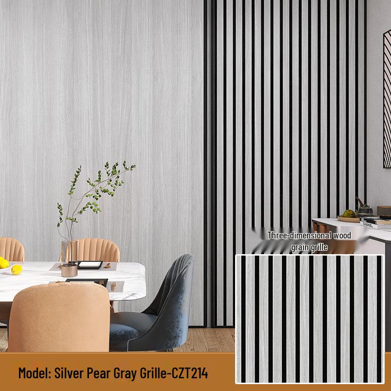 3D Waterproof Wood Grain Tile Sticker: Anti-Collision, Moisture-Proof Wall Decor