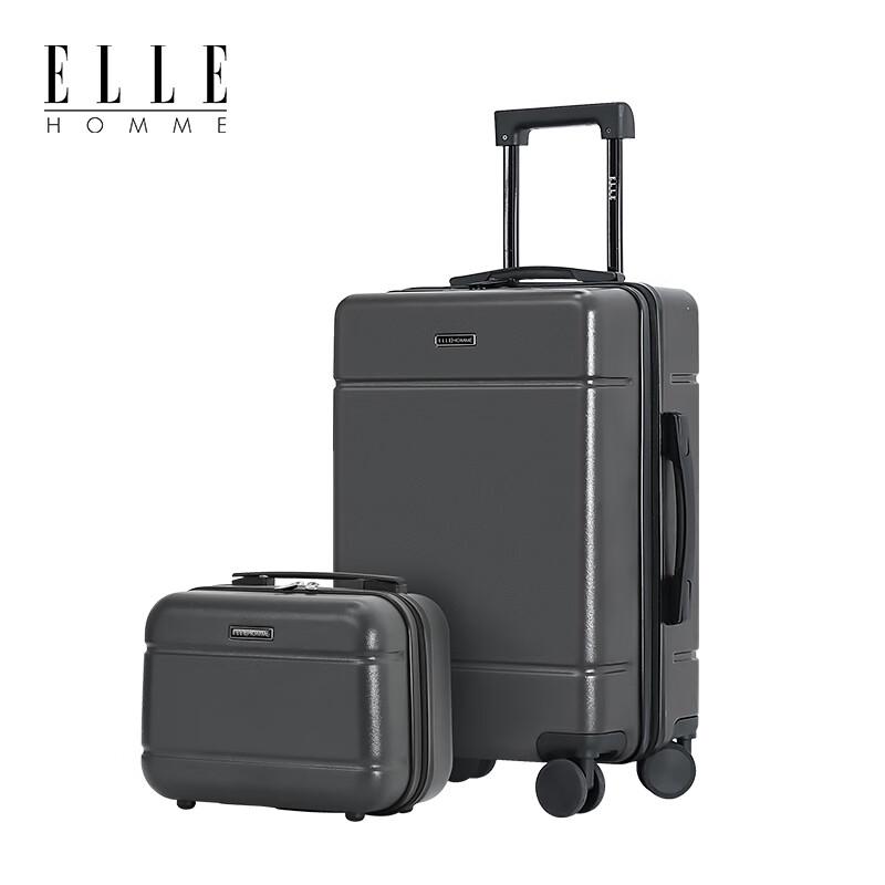 ELLE HOMME Hardside Carry-on Luggage