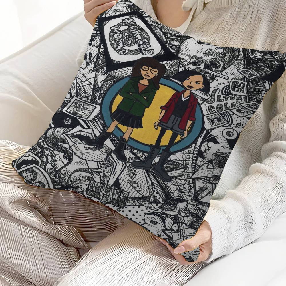 Anime D-Daria Pillow Cover Sofa Cushion Cover Home Room Decoration Children Gift