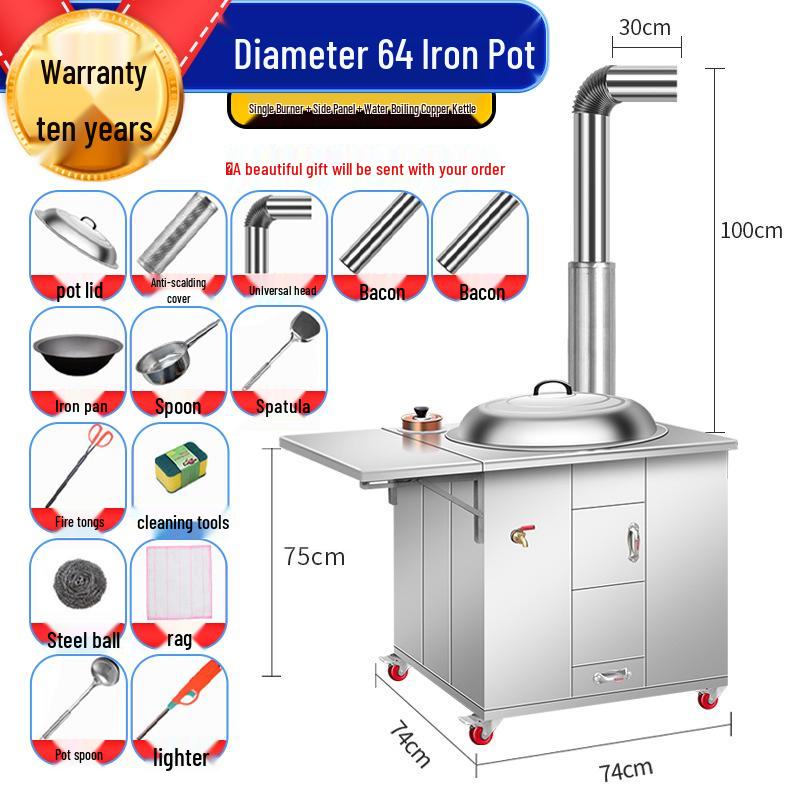 Portable Stainless Steel Outdoor Firewood Stove