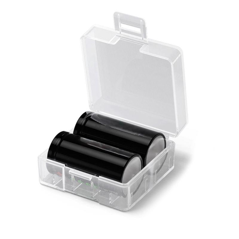 Små 18350 Batterifodral Organiserare Stöttåligt Skyddsfodral Säkert Lås för Vardagsbruk Transport