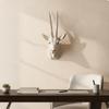 Wall-Mounted Antelope Head Sculpture Eye-Catching for Office, Study