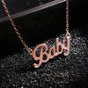 Chain Gift Paragraph Brand Short Women Popular American BABY Necklace Necklace BABY Letter