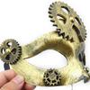 Masquerade Mask Mechanical Half Face Mask Party Mask Steampunk Mardi Gras Mask Halloween Dress Up Props for Adult Kids
