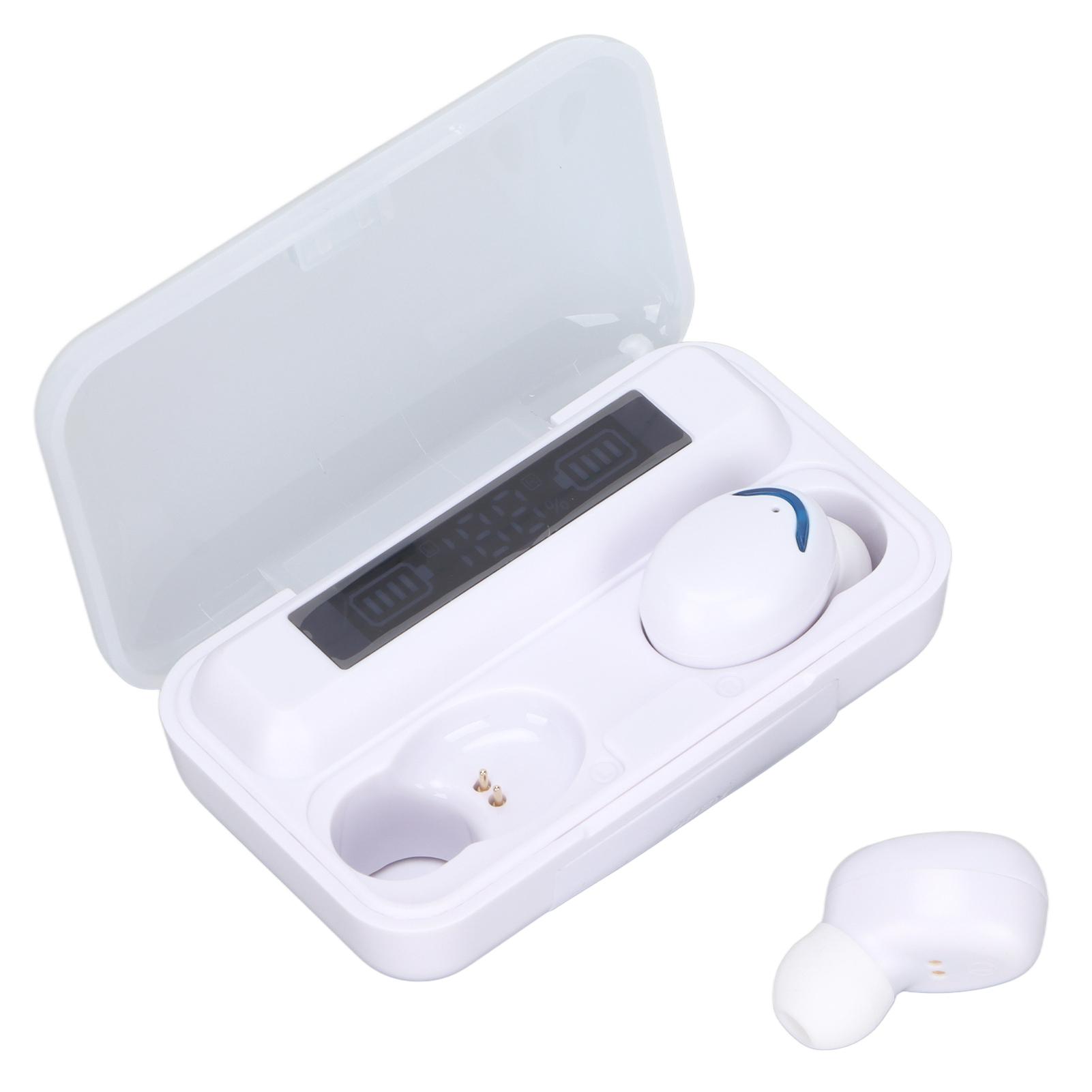 

Wireless Earbuds BT 5.1 Headphones with Charging Case Noise Reduction Microphone LED LCD Display for Sports Work