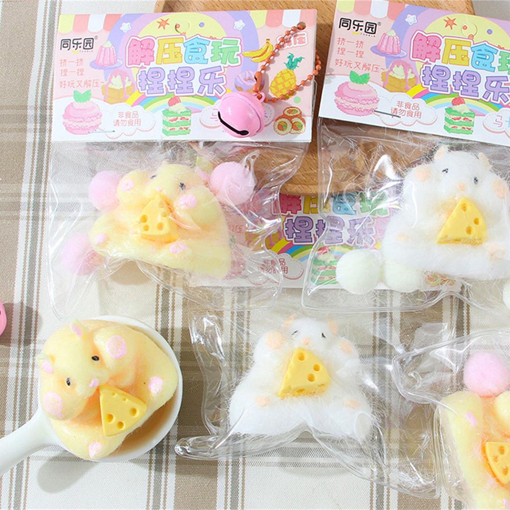 Cartoon Hamster Slow Rising Stress Relief Toy Cartoon Decompression Toy for Kids Stress Relief Fidgets Gift