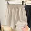 Versatile Korean Style YAMAMOTO High-Waisted Quick-Drying Sports Shorts - Breathable Ice Silk with Drawstring