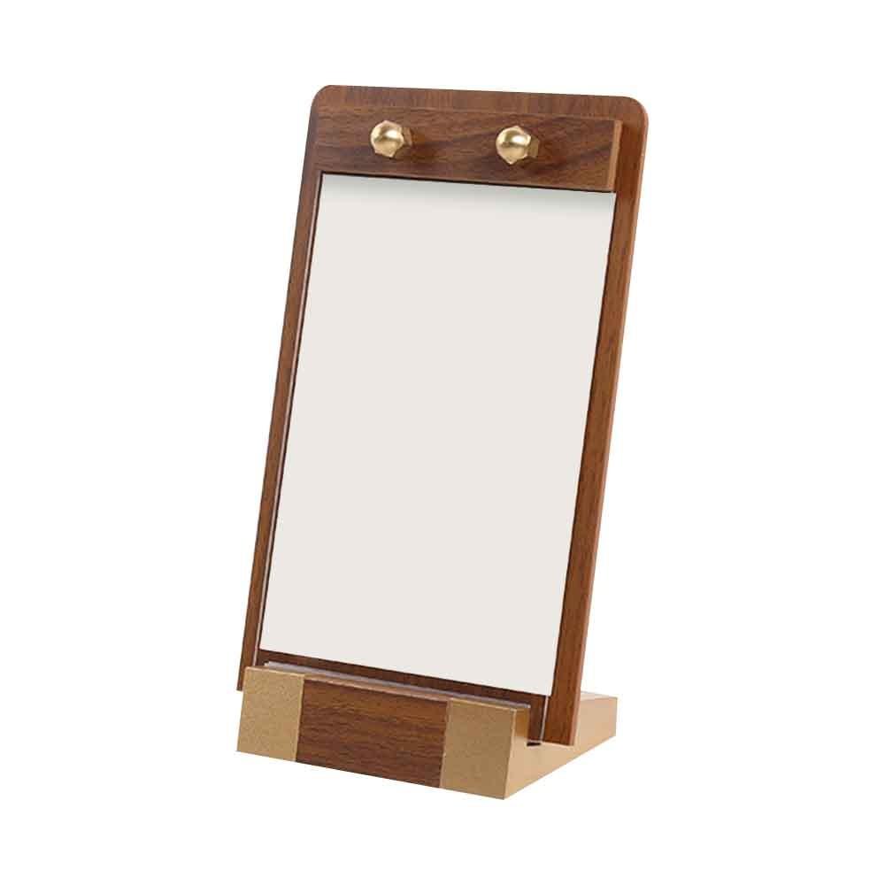 

Имитация дерева грецкого ореха Настольная выставочная доска Коричневая Карточка для стола Сервировка стола Магазин Барная стойка Vertical-A6