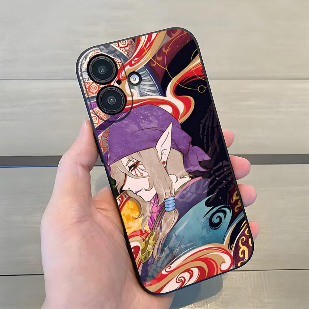 Anime Mononoke Kusuriuri Phone Case For Iphone 17 Pro Max 15 16 Pro 14 Plus 13 11 12 Xr X Xs 7 8 SE Plus Back Cover iPhone14 Pro