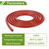 HOPESPANNER 6 Fuß 3/16" 4 mm Innendurchmesser 2 mm Dicke Ne-ss Silikon-Vakuumschlauch