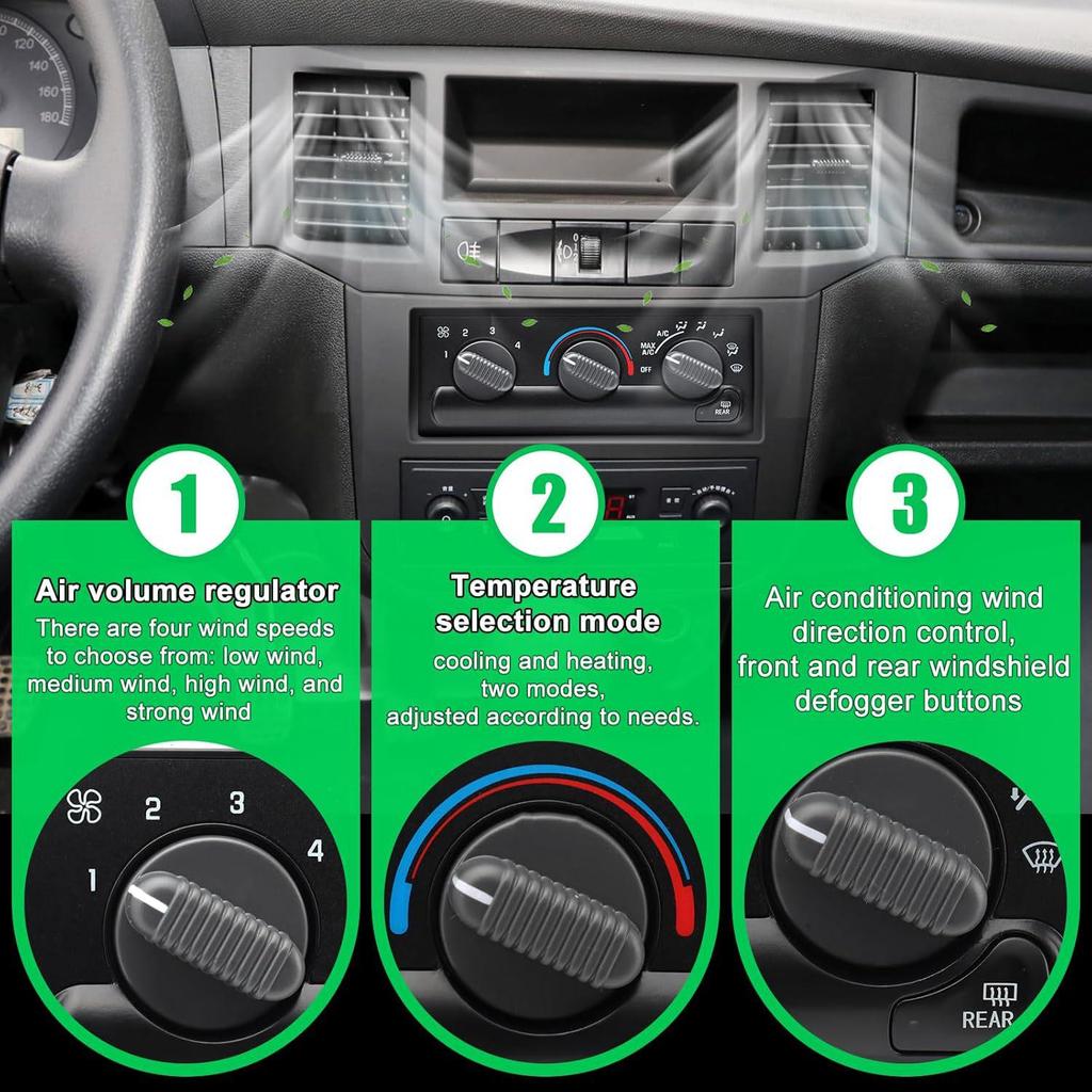 Compatible Air Conditioning Control Panel Switch for Chevrolet 599-261 15098966