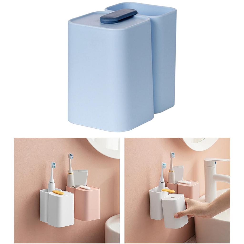 Toothpaste Adsorption Storage Makeup Mouthwash Cup for Toilet Home