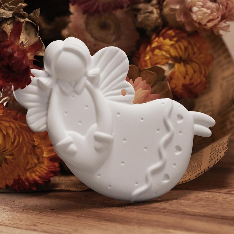 Practical Home Baking Supplies Figurine Angelic Sturdy Silicone Mould Craft Supplies Portable for Fun Dessert Making