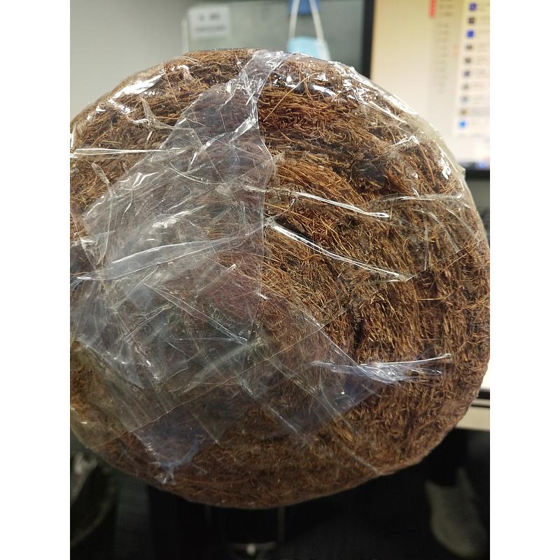 Matte aus natürlicher Kokosnussfaser, 0,5–0,8 cm dick, atmungsaktiv, rutschfest, mit hoher Dichte, schneidbar, für Haustiere