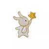 The Star-picking Little Rabbit Brooch Is A High-end Feminine Brooch with A Unique Design of A Mother-of-pearl Corsage