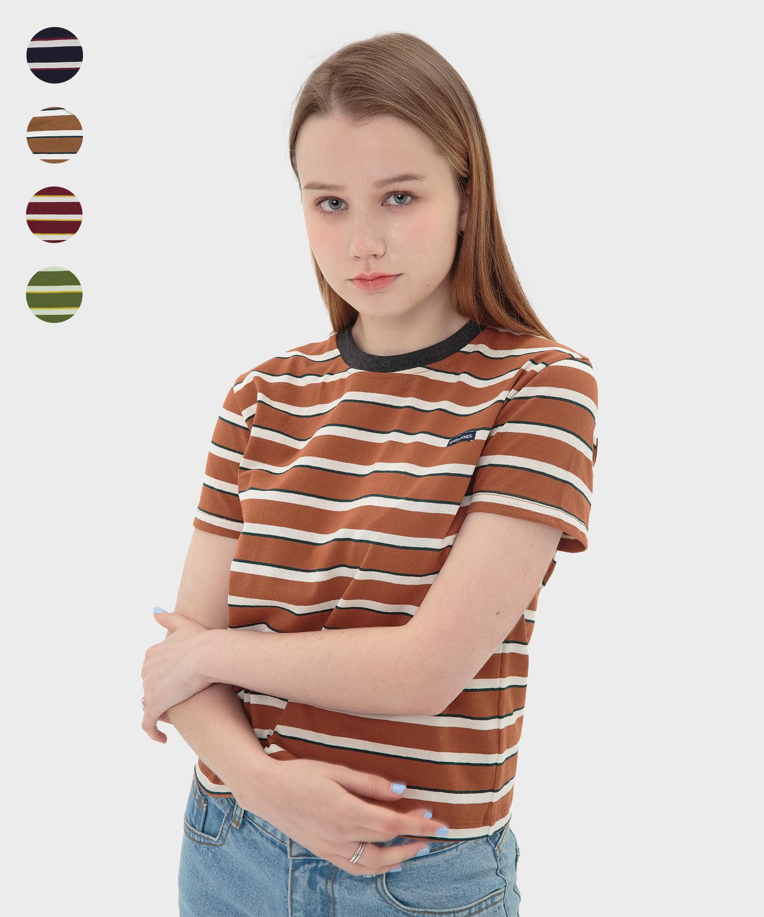 Mary James (W) Geminio Crop T (4 Color) Camel