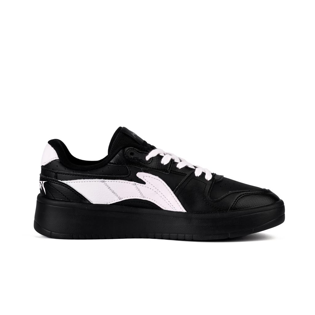 Li Ning Slip Resistant Cushioning Abrasion Resistant Low top Skateboard Shoes Men's Black Light Pink AGCU515-5(Team746-)