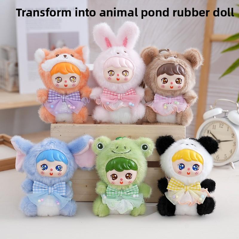 Plush Bunny Keychain With Soft Pp Cotton Filling For Kids And Adults