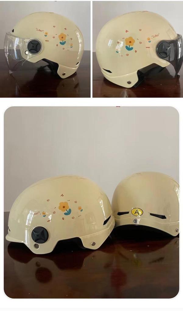 Universal Lightweight Sun Protection Helmet for Men and Women - Electric Scooter & Motorcycle Safety