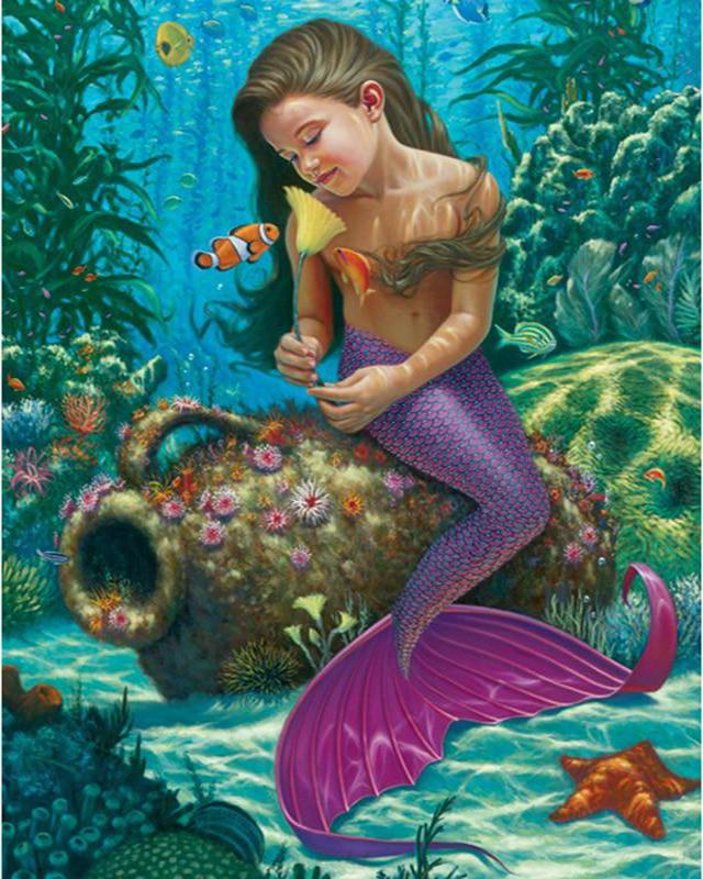 Diamond Painting New Elves and Angels 5D DIY Diamond Embroidery Landscape Flowers Rhinestones Mosaic Craft Kit