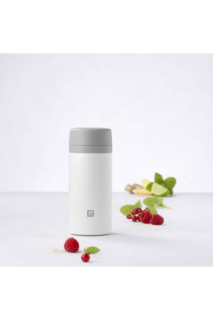 Zwilling Bottle 420ml Tea Water Stainless Keeps Drinks Cold or Japanese ZWILLING THERMO "Strainer White" (Strainer, Infuser, Mug, Bottle, Bottle,