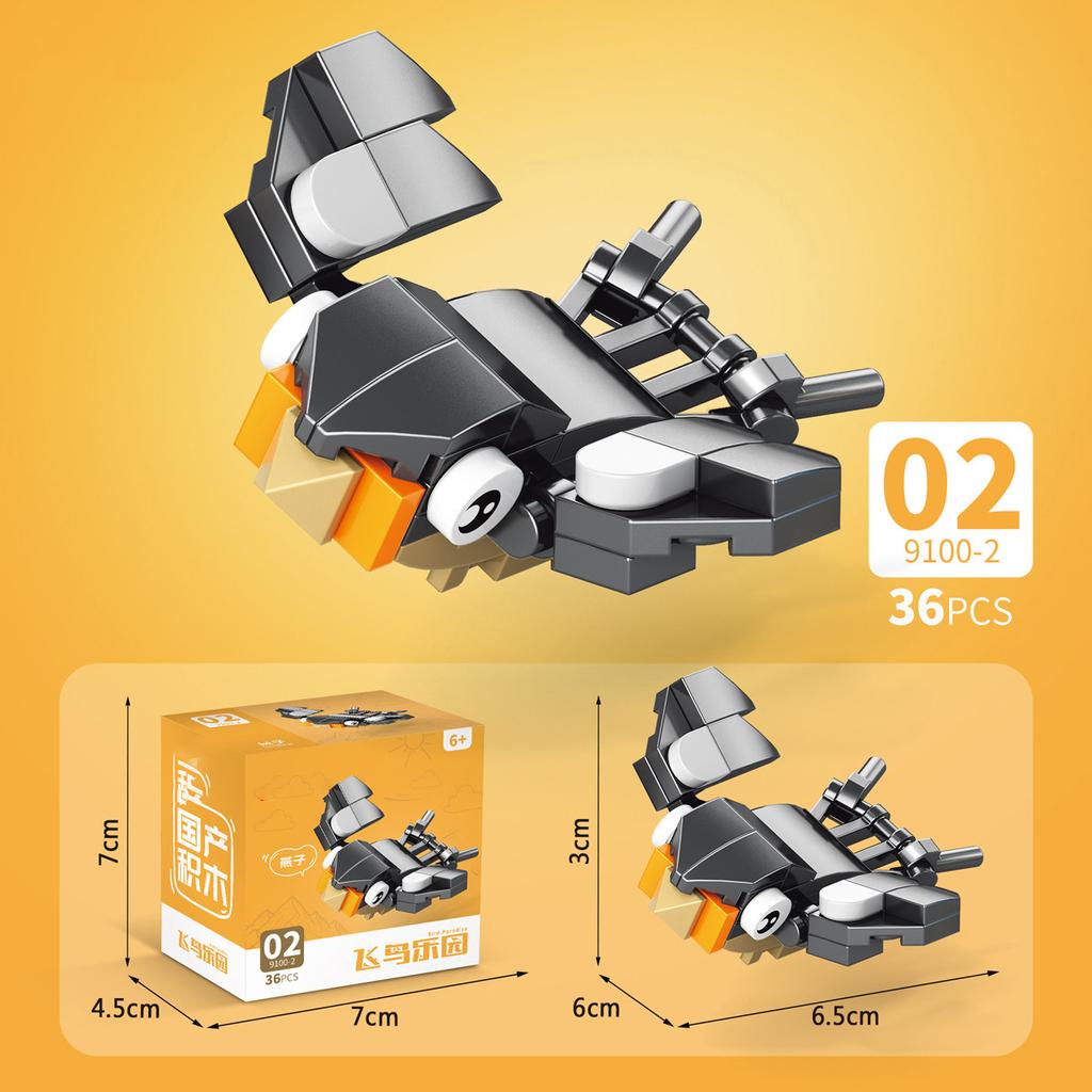 Sada figurek hmyzu a zvířat Mini stavebnice Hračka k sestavení 3D konstruktor Mikro kostičky Hračka pro děti Chlapce 9 až 12 let Dárek
