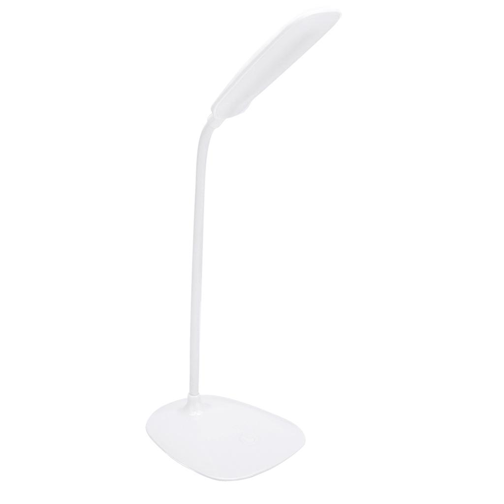 LED USB Flexible Table Lamp Tabletop Bedside Touch Switch Dimmable Reading Studying Light