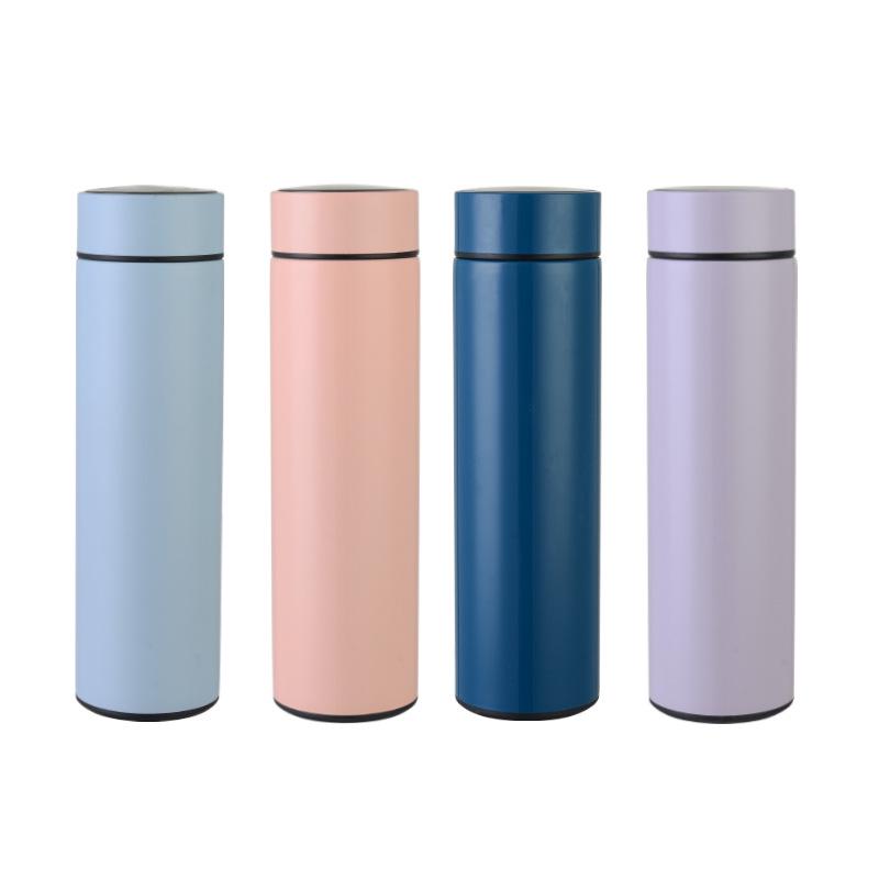 Smart Display Pocket-Sized Stainless Steel Insulated Bottle for Students
