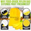 Kitchen Food-Grade Canvas Drawstring Storage Bag Large Capacity Special Storage for Vegetables Banana Onion Lettuce Greens Fresh