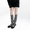 1 Pair Knitted Thigh High Stockings Knee High Striped Leg Warmers  Autumn Winter