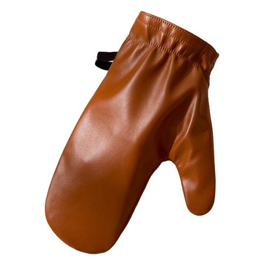 

Silk Massage Glove with Elastic Wristband Skin Renewal Circulation Boosting Glove Lymphatic Drainage Radiant Skin Care коричневый