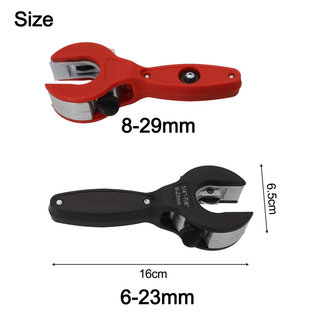 2pcs Ratchet Tube Cutter 6-23mm 8-29mm Pipe Cutter Stainless Steel Copper Aluminium Ratchet Scissors Hose Cutting Hand Tools