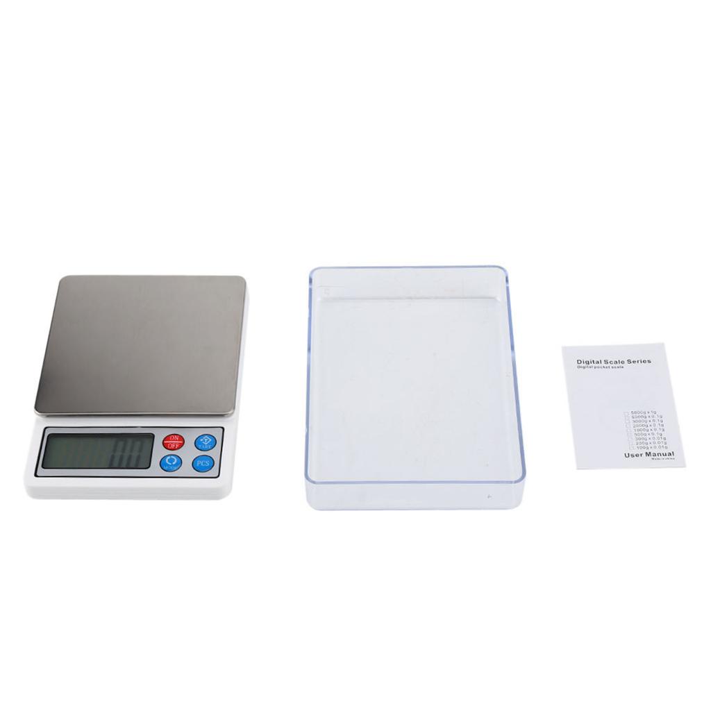 Kitchen Electronic Digital Scales, High ket Food Scales with LCD Display, Suitable for Msuring Jewelry, Mobile Phones
