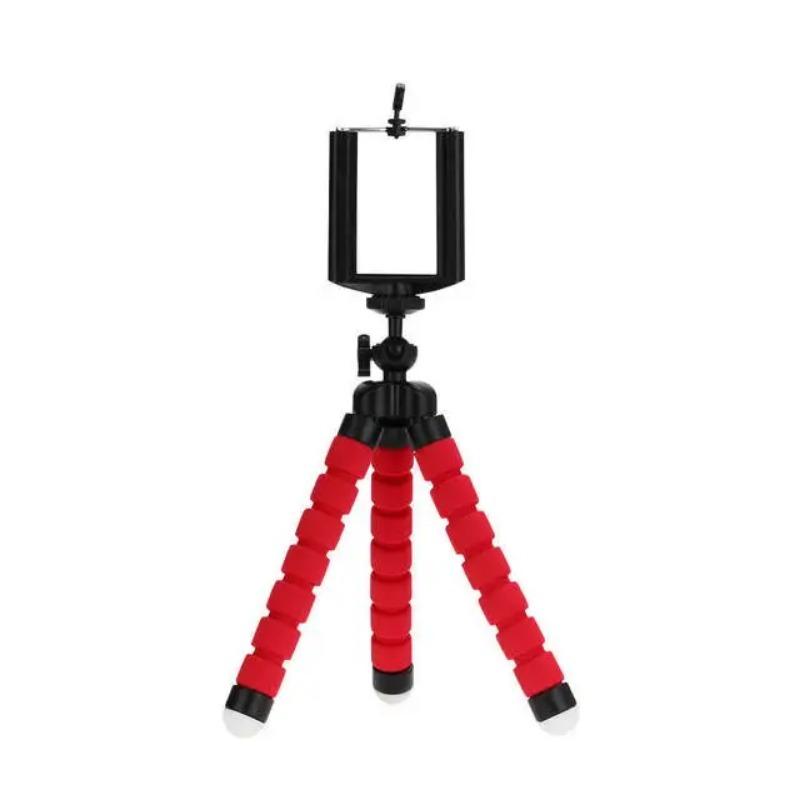 Sponge Octopus Tripod - Universal Lazy Phone Holder & Portable Camera Stand with Mobile Phone Clip