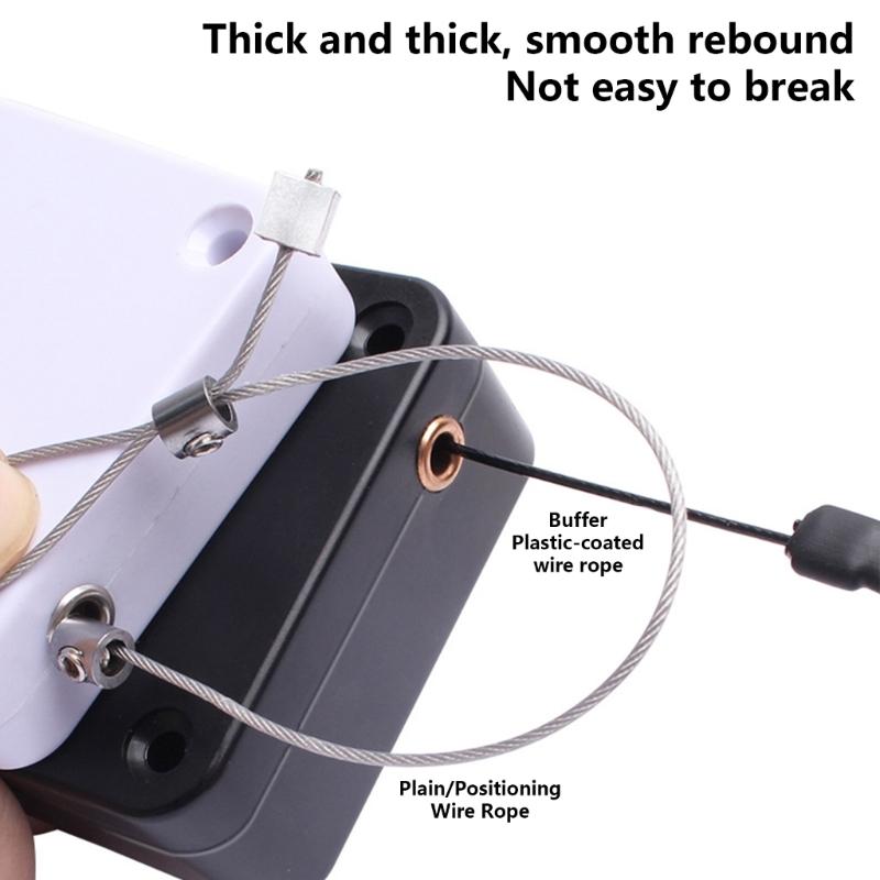 Automatic Screen Door Closers Sliding Screen Auto Door Closers with Steel Drawstring Household Door Closers Enduring