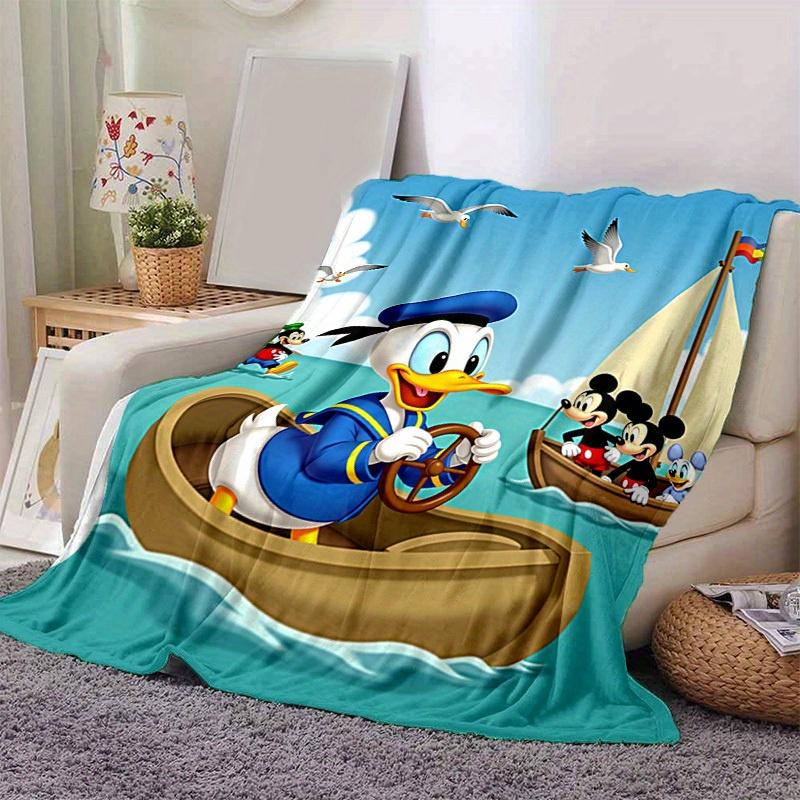 

1pc, Disney s Donald Duck and Friends Adventure Blanket - Seasonal Universal, Home Decor, Soft Flannel Throw Blanket - Versatile & Cozy for 100x150cm