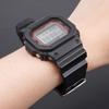 Pryžový sportovní řemínek pro Casio G-SHOCK DW-5600 GA-2100 GW-M5610 DW-6900 16mm Perleťový TPU Muži Ženy Náhradní náramek Řemínek na hodinky