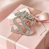 Fashion Crown Double S Letter Brooches Men Suit Shirt Badge Women Jewelry Accessories