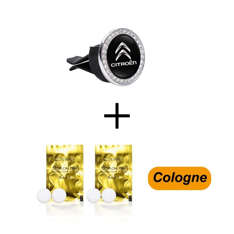 YKJV4 Car Air Freshener Solid Aroma Auto Interior Perfume Diffuser For Citroen e-C3 e-C4 X C5X C3 C4 Cactus Picasso C-Crosser C6 C1 C2