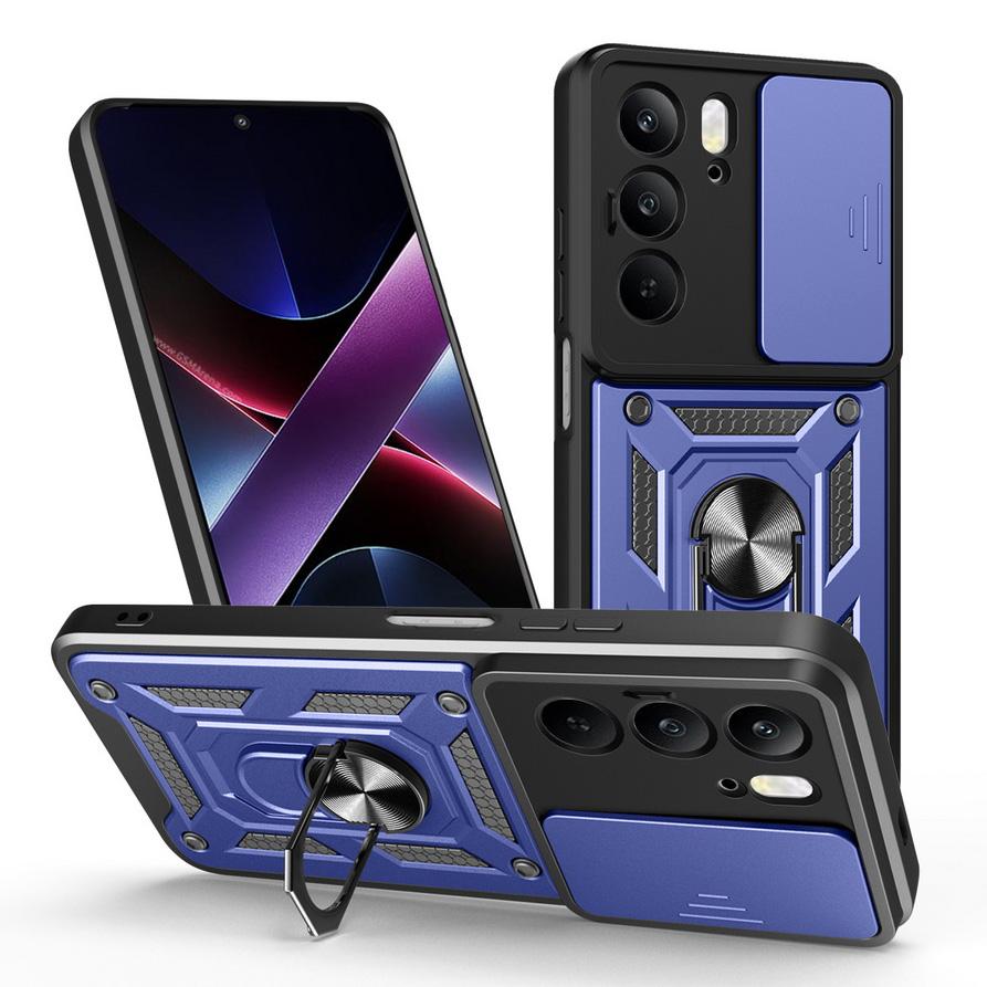 Custodia Protettiva per Fotocamera per Realme C75 C61 C63 C65 C67 C51 C53 C55 C35 C21y Realme 14X GT 7 Pro 3 Neo 5 V60 Pro Cover ad Anello Armatura